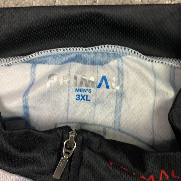 Primal Cycling Jersey Men's Mens 3XL Crankin' Stein Frankenstein Gears Half Man - Picture 5 of 9